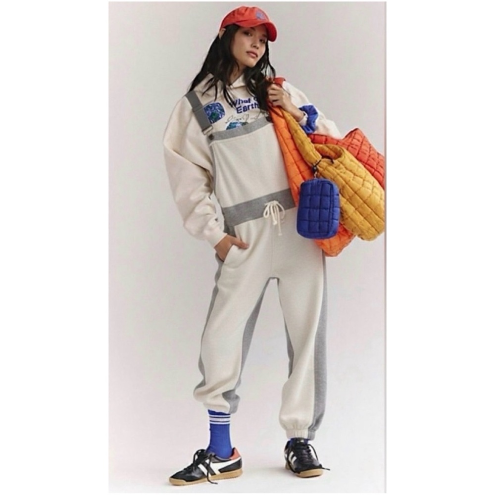 Free People Movement Making It Overalls Grey